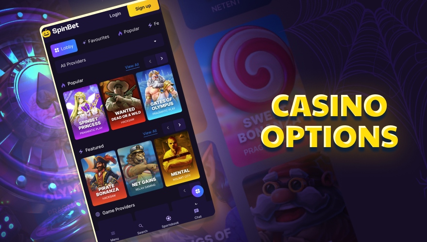 popular casino games via mobile app
