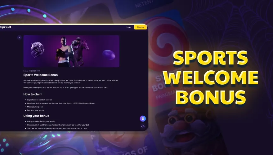 Sports bonus for sports betting